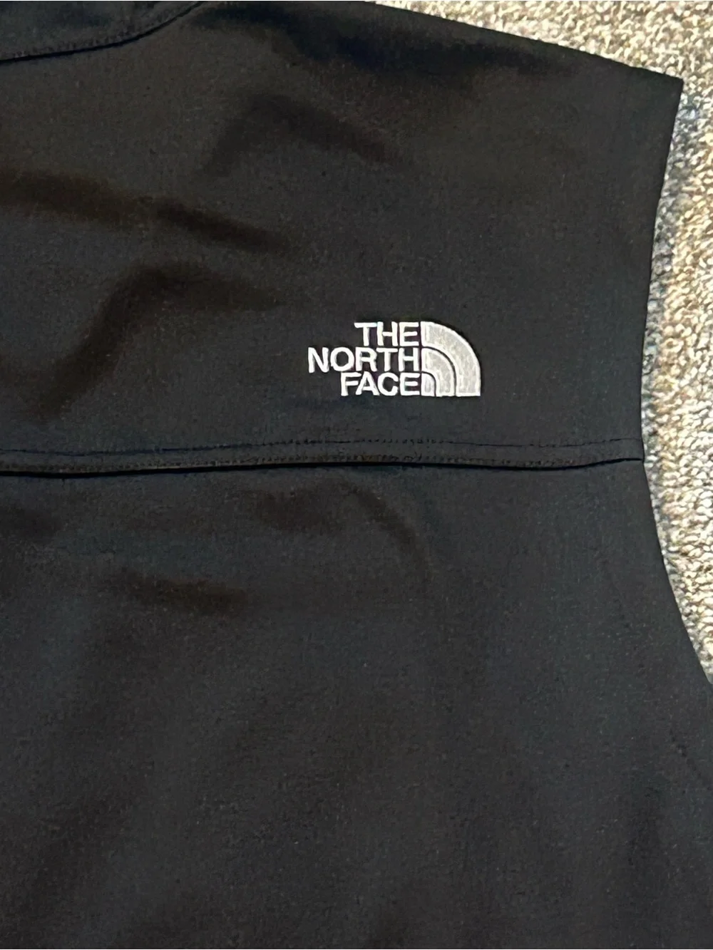NWT The North Face Ridgewall Soft Shell Vest Mens XL Black Full Zip IVX Health